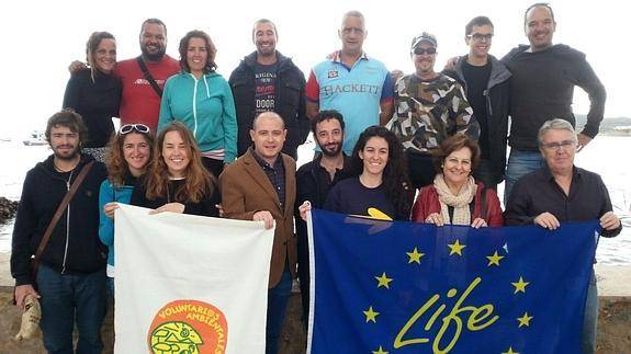 Buceadores voluntarios Posimed Andalucía en Parque Natural Cabo de Gata Níjar